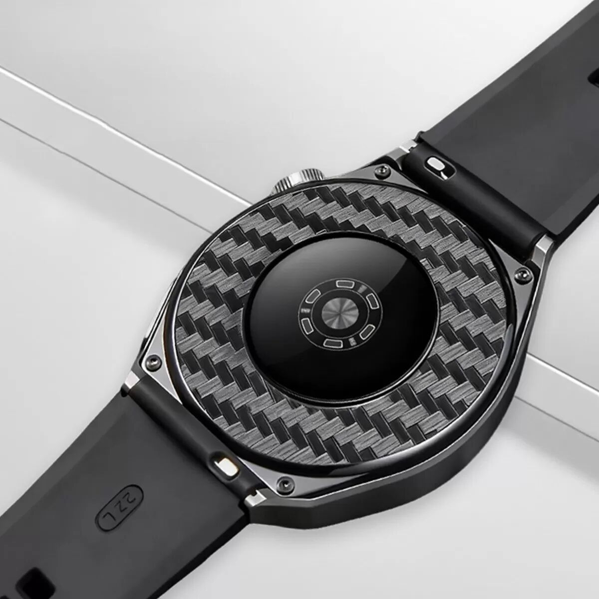 INF Carbonfaser-Rückseitenschutz kompatibel mit Huawei GT6 41mm - Kratzfest, Schweißabweisend