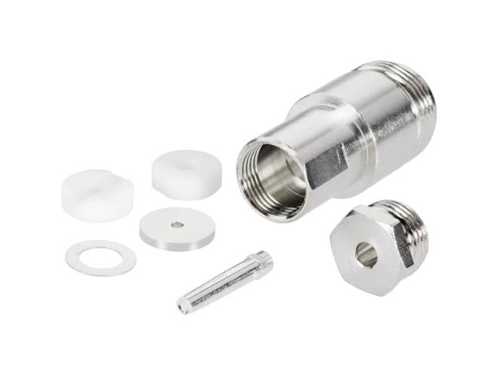 Telegärtner N Straight Jack Crimp G1 (RG-58 C/U) Solder/Crimp Coaxiale Connector – Coaxiale Connectoren