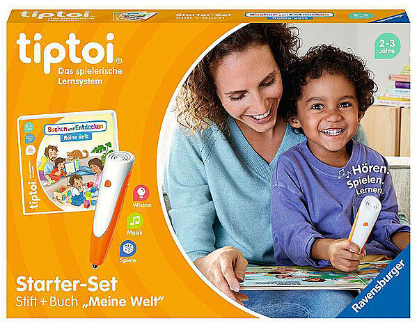 RAVENSBURGER Starter-Set Stift und Bauernhof-Buch baby