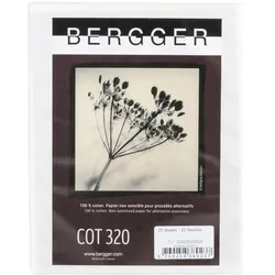 BERGGER COT 320 100% Baumwollpapier 310g 11x14 Inch 25 Blatt