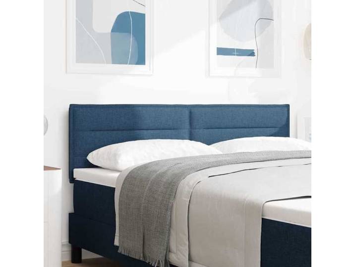 Tête de lit Bleu tissu 42007026