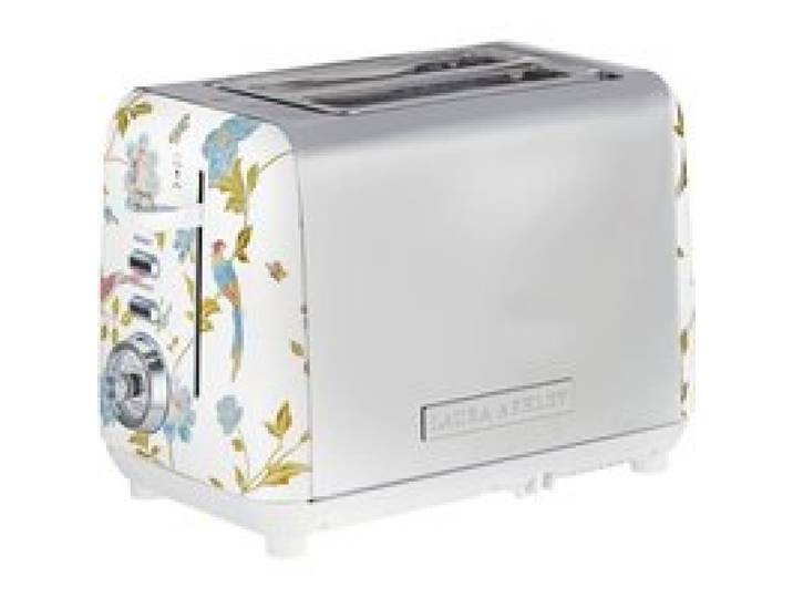 Laura Ashley Grille-Pain 2-Tranches Vintage Inox Elveden White