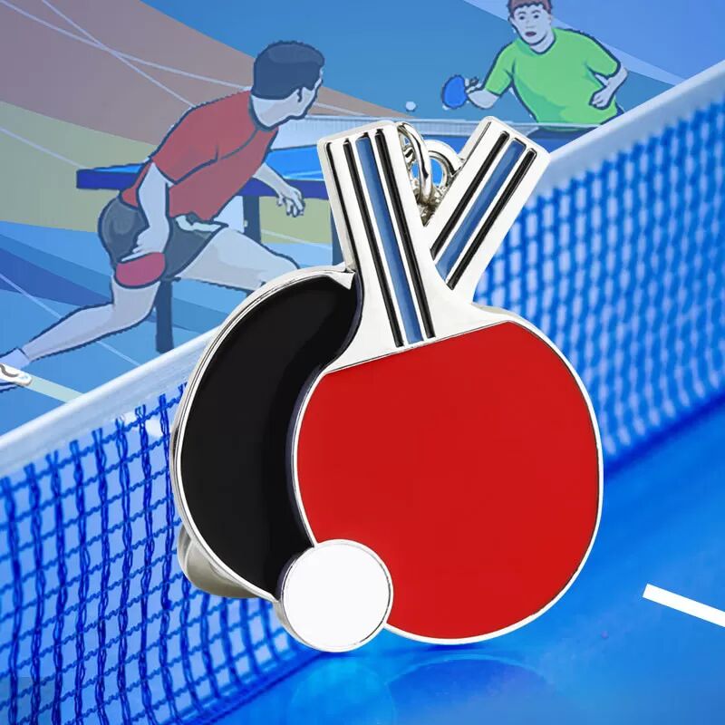 INF Tischtennis-Schlüsselanhänger Einzigartiges Sportgeschenk