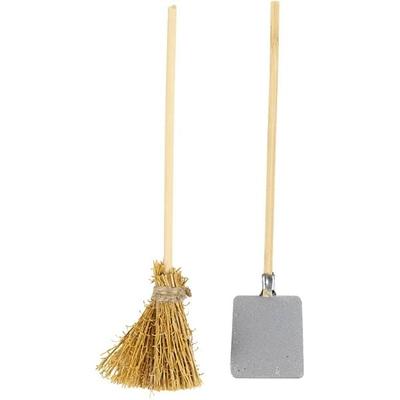 Creativ Company Schaufel und Besen, L 11 cm
