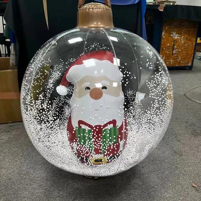 Uplift Treasures 60cm Inflatable Christmas Candy Ball PVC Santa & Tree Ornament For Outdoor Holiday Decor u 23.62 In