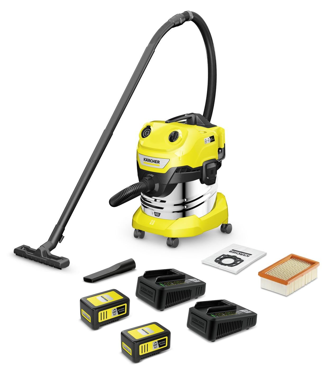 Kärcher WD 4-18 S Dual Accu Set V-20/22