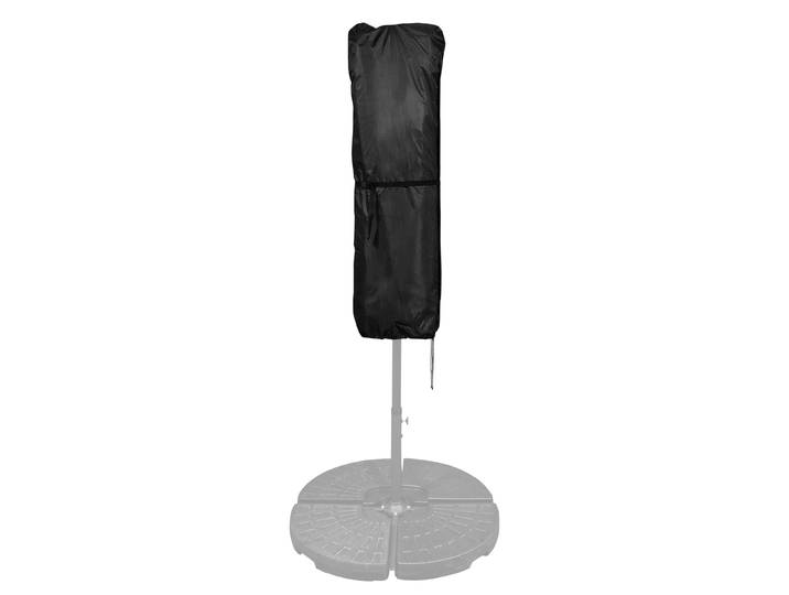 Abdeckplane für Doppel-Sonnenschirm 460 x 270 cm schwarz