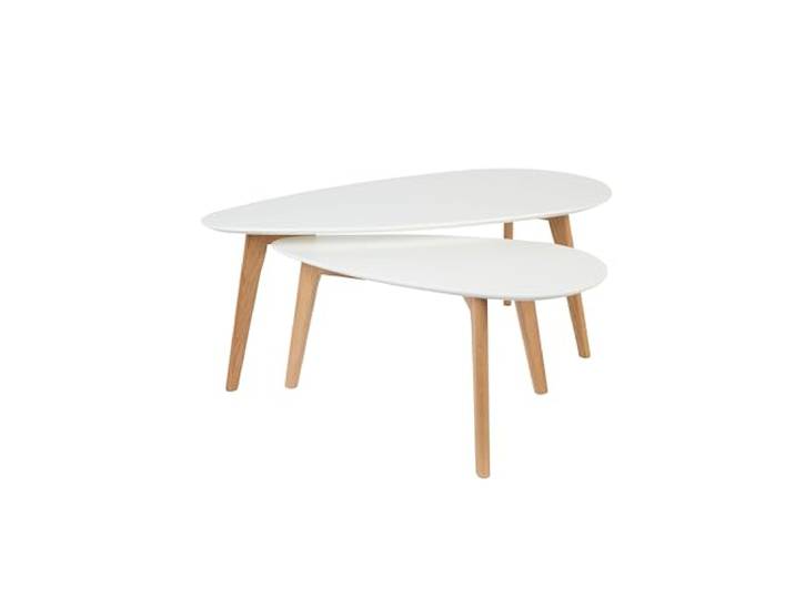 Beistelltisch Couchtisch Drop 2er Set in Tropfenform