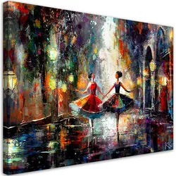 LEINWANDBILD Tanzende Ballerinas 60x40cm