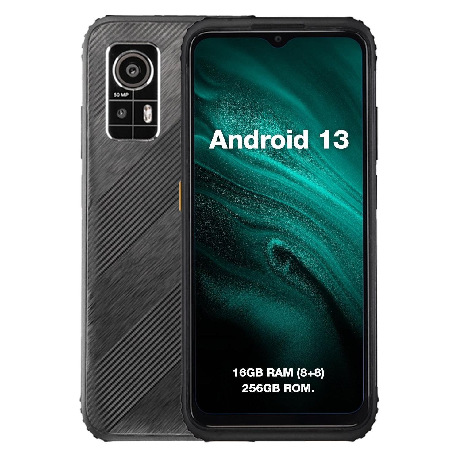 Bea-Fon AGM MOBILE H6 16+256GB Outdoor Smartphone 4G (256 GB, Black, 6.56", Dual SIM, 4G) (AGM_H6_EU002B)