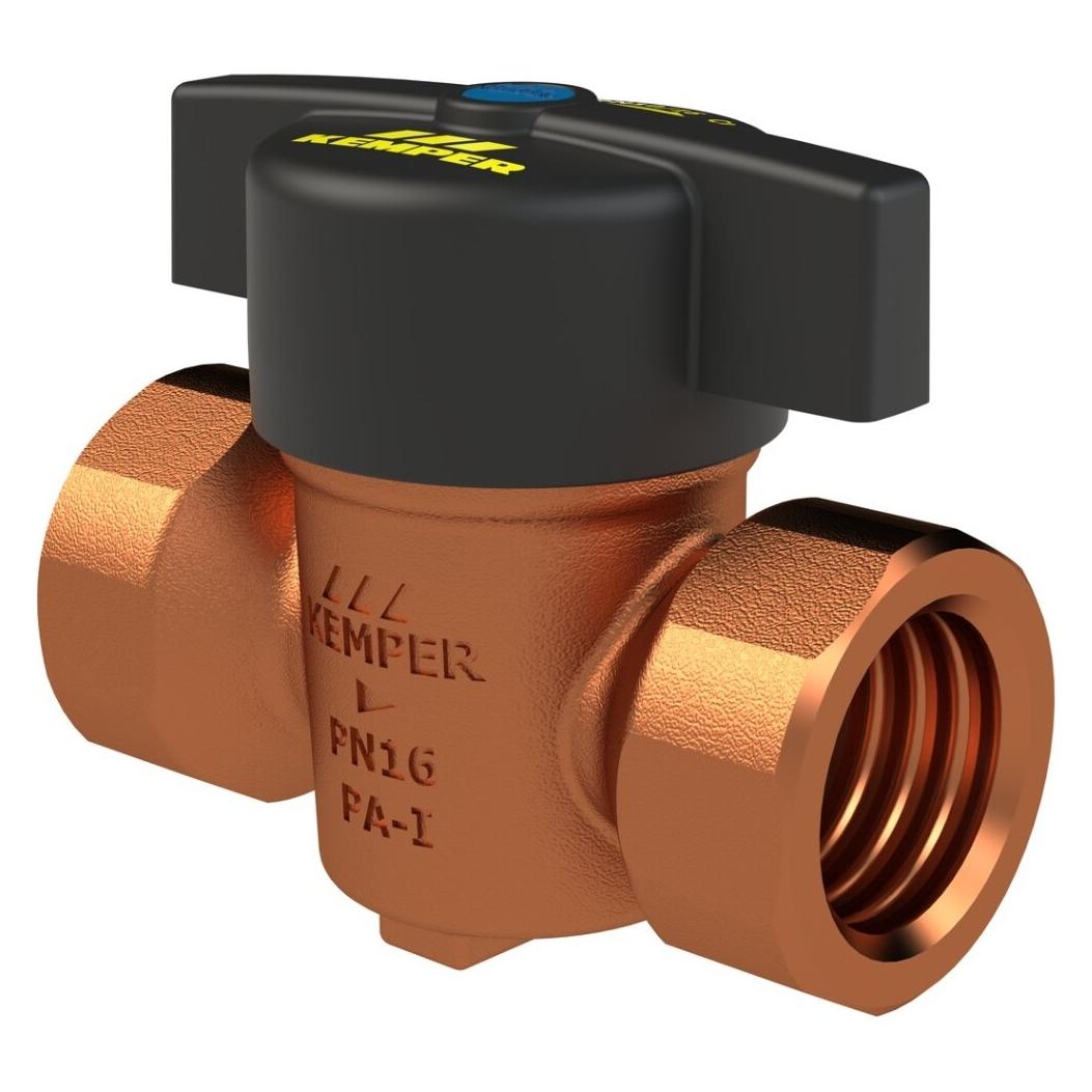 Kemper VAV Vollstrom-Absperrventil, IG, Figur 385 00, DN 15 (3850001500)