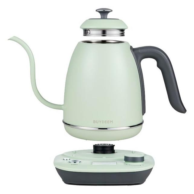 Konjac Sponge Teapot BUYDEEM BUYDEEM Electric Gooseneck Coffee Kettle, model K821, color Cozy Greenish EU (0.80 l) (K821-CG/EU)