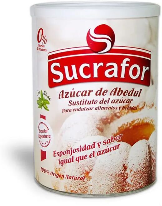 Sucrafor Açúcar De Bétula E Stevia Sem Glúten 800g