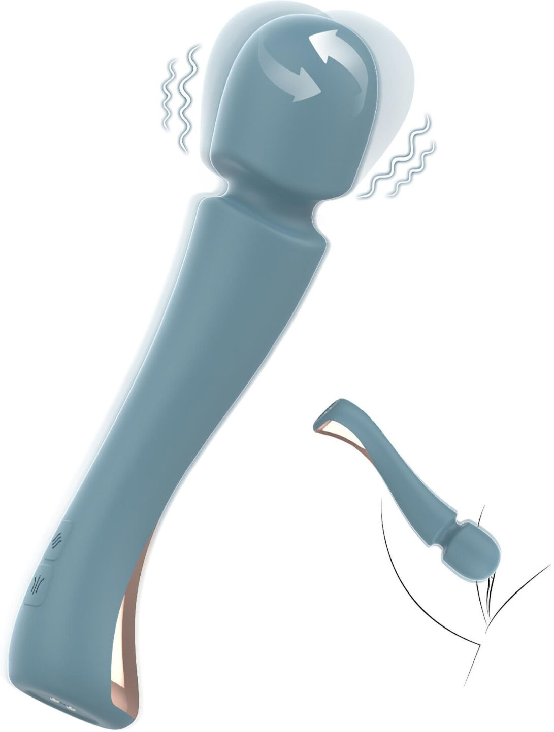 Sex Hd Dancer - Vibrator Massager - Vandtæt - Turkis