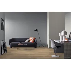 Parador Basic 2.0 Vinylboden Eiche Royal hell gekälkt gebürstete Struktur Klebevinyl Landhausdiele 1219x229x2 mm