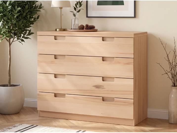 Kommode Kernbuche „Lukas“ 100 cm Massivholz Buche