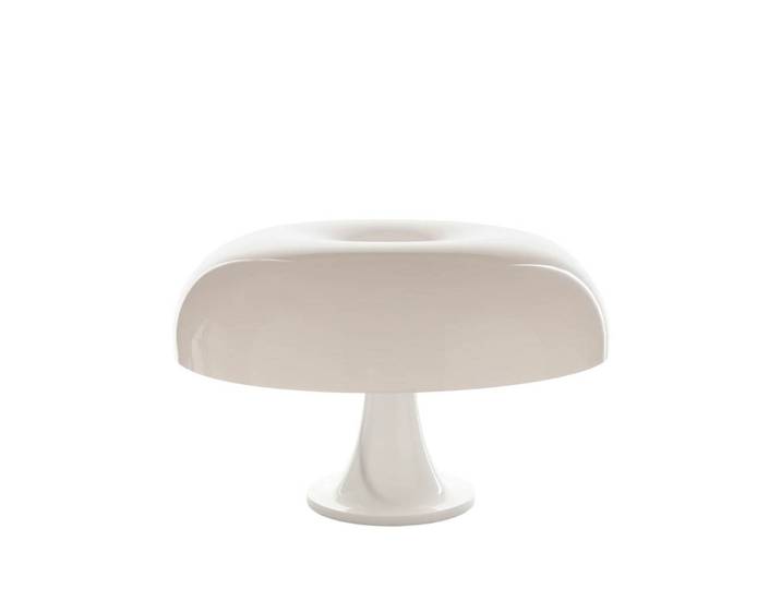 Lampe de table Nesso, blanche, hauteur 34 cm, E14 - Artemide - Salon / séjour - Design - Plastique - À ampoule unique