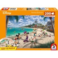 Thomas Kinkade Studios: Disney - Mickey & Minnie in Florida, Puzzle 200 Teile