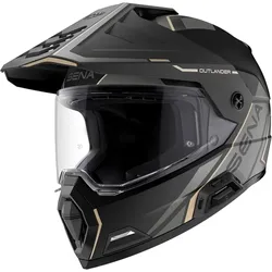 Sena Outlander, Endurohelm - Matt-Schwarz - XXL