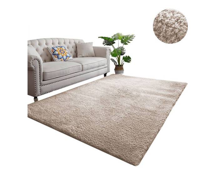 Tapis - STRADO - Strado - 160x220 cm - Beige - Propriétés antiallergiques