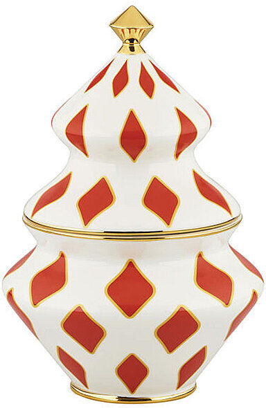Alessi Weihnachts-Behälter 0,6l DELIGHT rot EG
