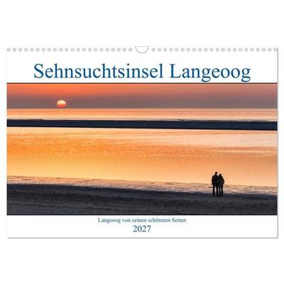 Sehnsuchtinsel Langeoog (Wandkalender 2027 DIN A3 quer), CALVENDO Monatskalender
