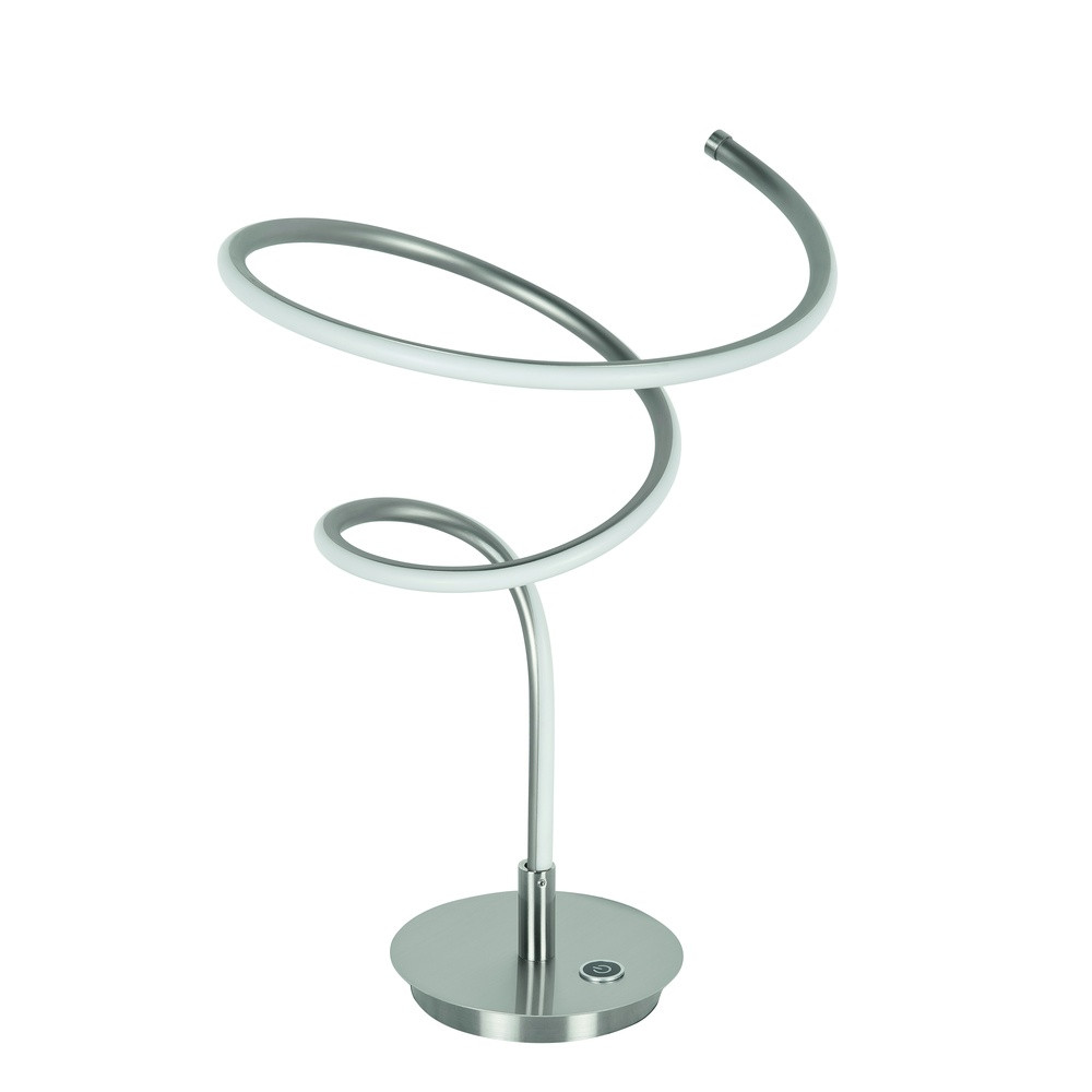Highlight Curle Design Tafellamp - Zilver - Ø 27 cm