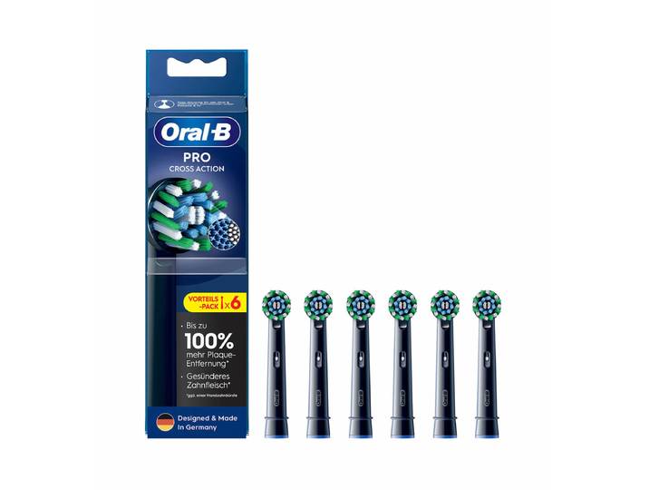 Oral-B Pro CrossAction 6er Bürstenkopf Schwarz