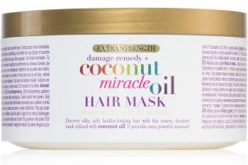 OGX Coconut Miracle Oil máscara reforçadora em profundidade para cabelo com óleo de coco 300 ml. Coconut Miracle Oil