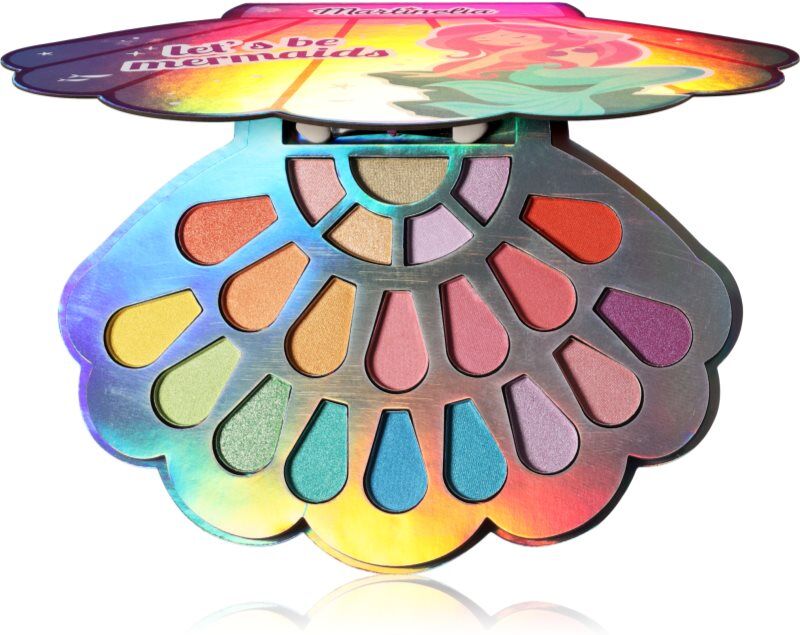 Martinelia Let´s be Mermaid Eyeshadow Palette Eyeshadow Palette with applicator for children 1 pc
