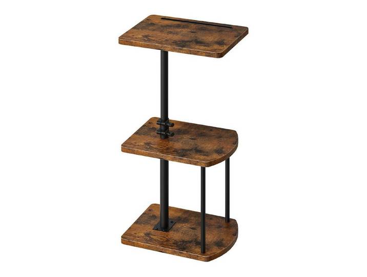 LuxusKollektion Couchtisch Couchtisch Höhenverstellbar 3-stufig drehbar (1-St)