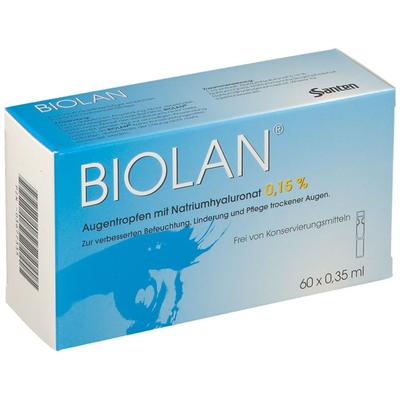 Biolan Augentropfen Einzeldosispipetten 60x0,35 ml
