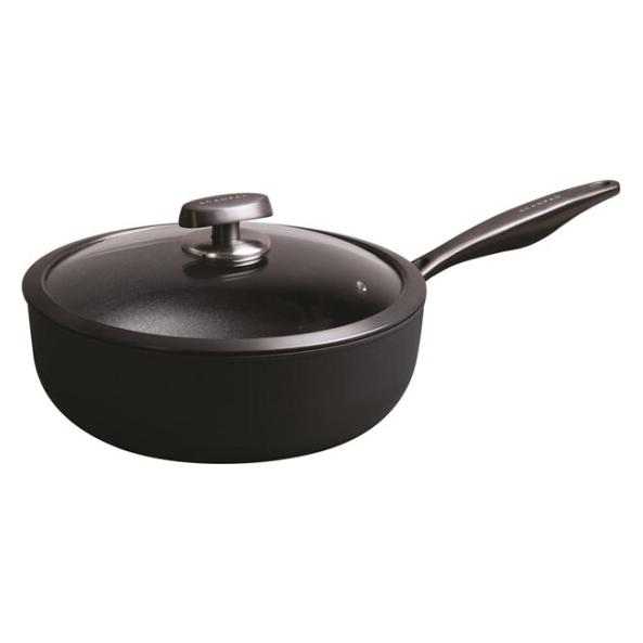 Scanpan - Pro SB+ Deep Sauté Pan with Lid - Induction - 26 cm (Bratpfanne, Aluminium, 26 x 11.10 cm) (5002052600)