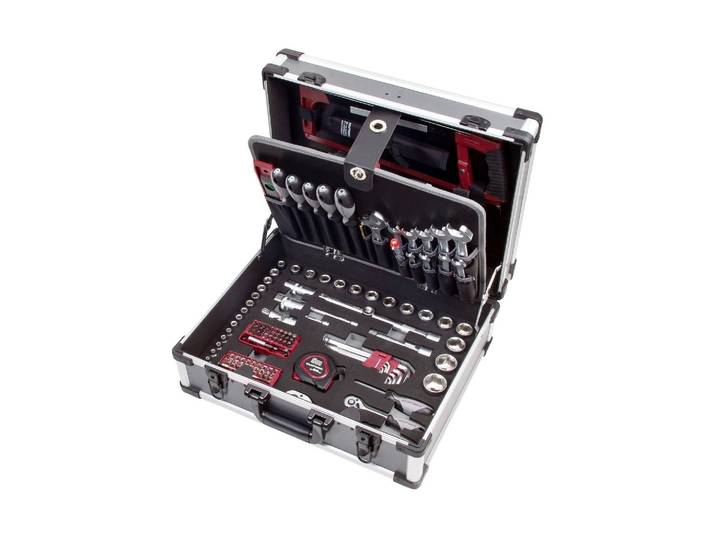 Werkzeugkoffer KRAFTWERK B147 BASIC , silber (bunt), B:34cm H:16cm, Aufbewahrungsboxen, Werkzeugkoffer