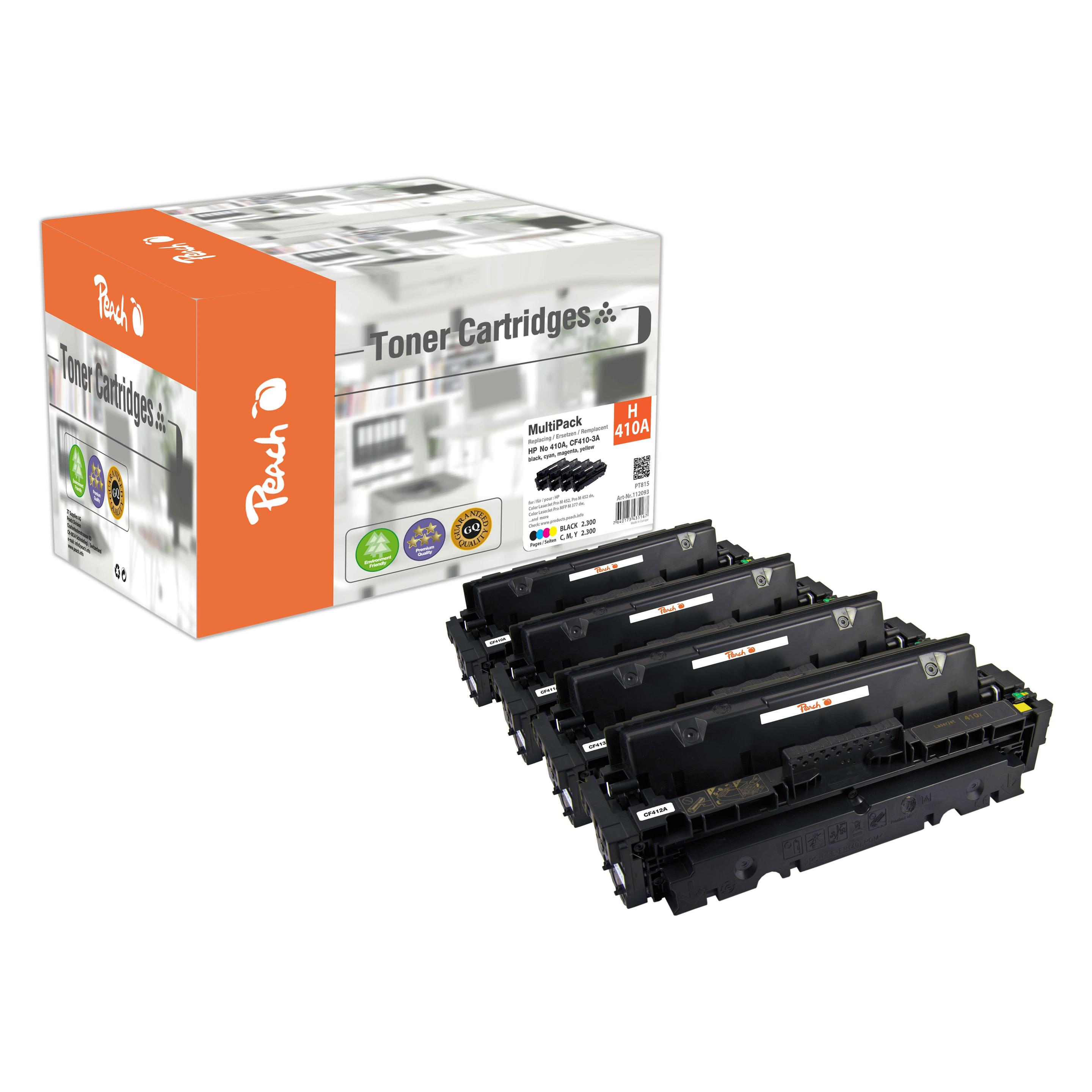 Peach 410A Multipack (BK, C, M, Y) (0F112093)