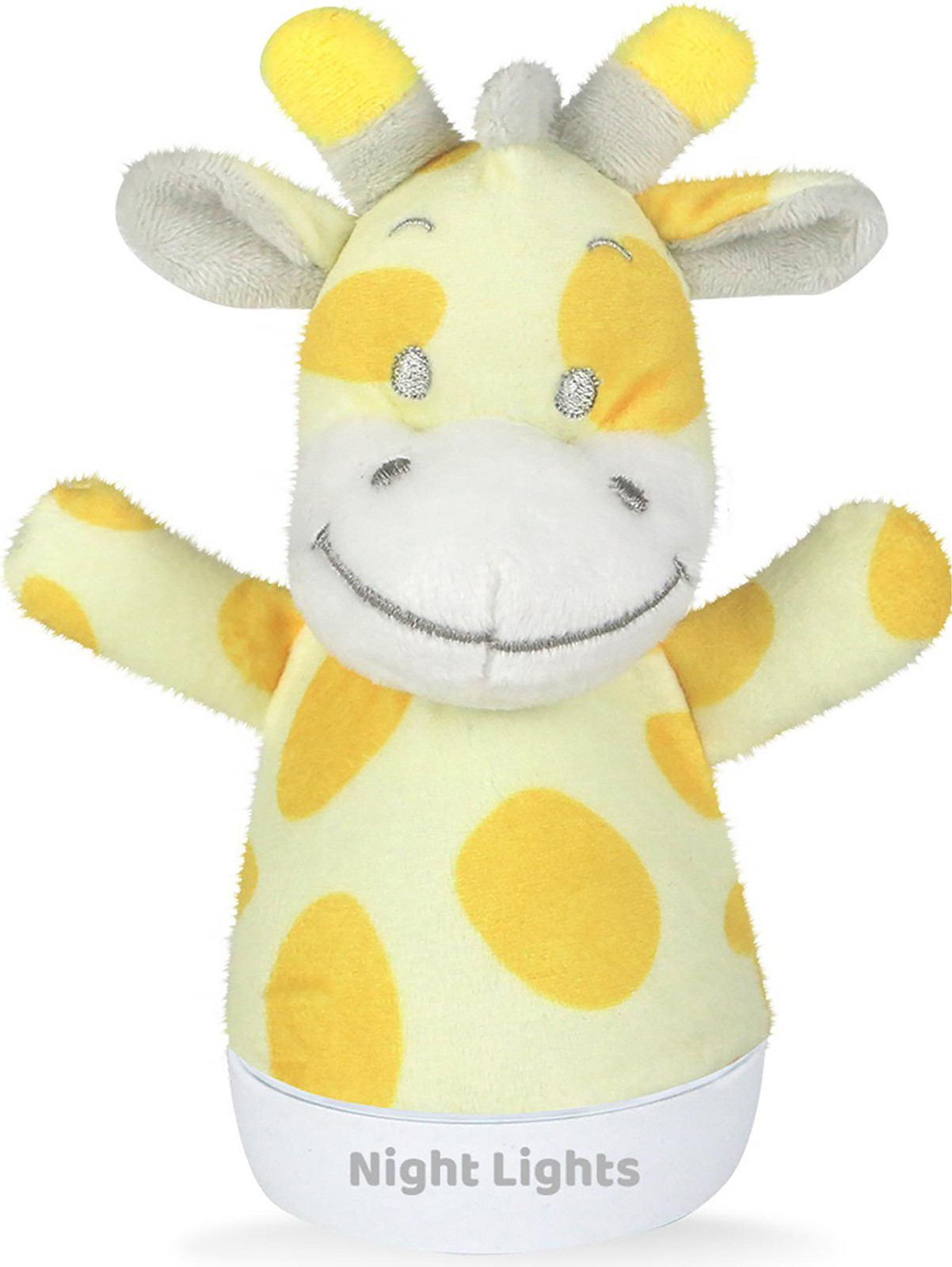 Wiky Nachtlampje Giraf Pluche voor Kinderkamers, 15 cm