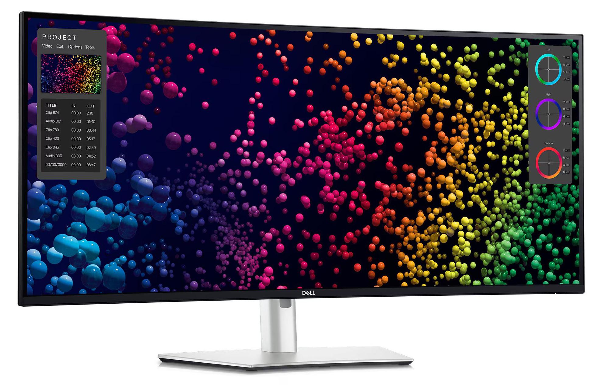 DELL UltraSharp U4025QW, 101,6 cm (40"), 5120 x 2160 Pixel, 5K Ultra HD, LCD, 8 ms, Silber