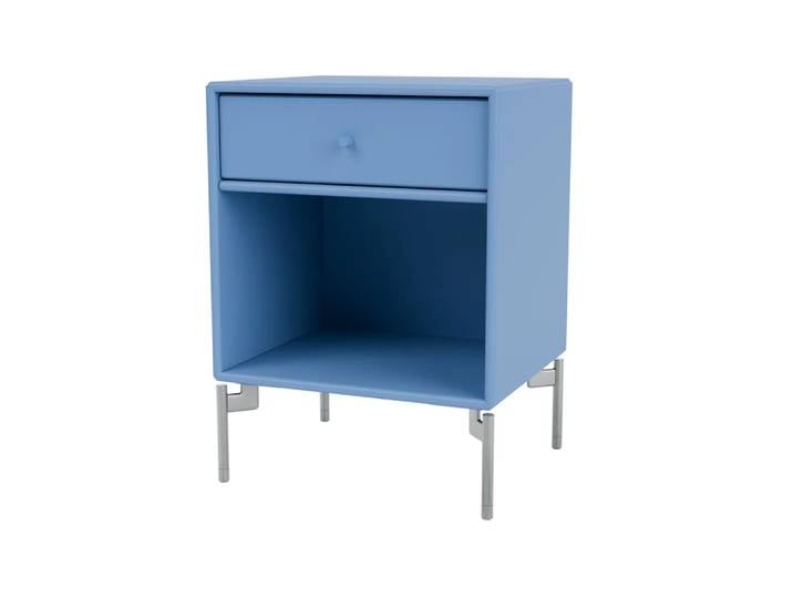 Montana Dream Nachttisch Azure 154, Chrombeine