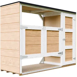 MÜLLTONNENBOX 2er 240L, M981A-HARVEST HONEY, aus wetterfestem LP Smartside Holz