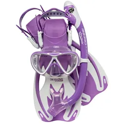 Cressi - Rocks Pro Dry Set - -Komplettset - Farbe: Lila - Größe S/M