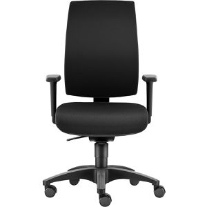 SITWELL-STEIFENSAND Bürostuhl Cebra Original M, schwarz, Stoff, belastbar bis 135 kg