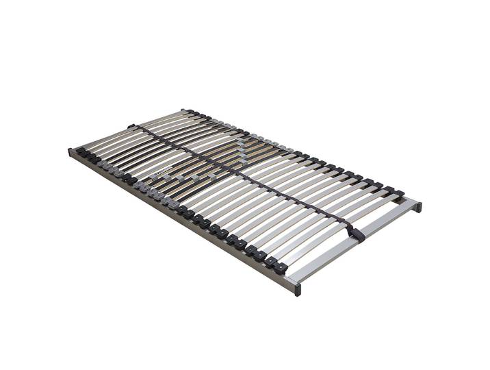 Federholzrahmen Greenhill I 80 x 200cm Holm und Leisten aus mehrfach verleimtem Schichtholz aus Birkenholz Braun