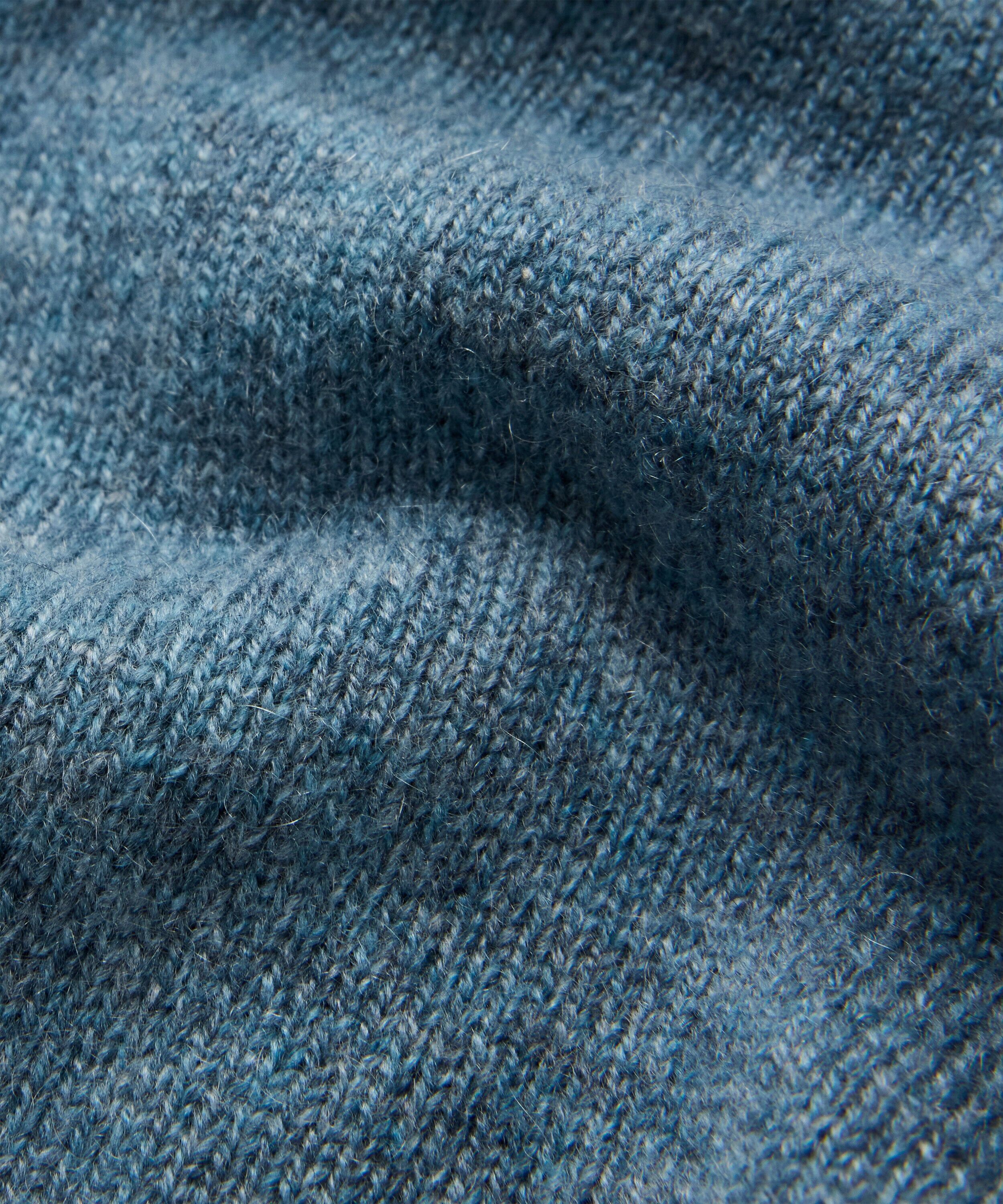 Strickpullover FALKE "Pure Cashmere", Herren, Gr. S, light denim (6660), Pullover Strickpullover