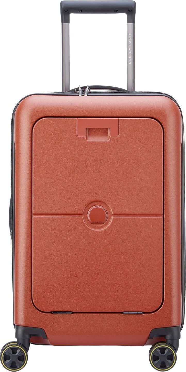 DELSEY PARIS mit Laptopfach Turenne 2.0 4 Double Rolls Business Cabin Trolley 55 Brick terracotta