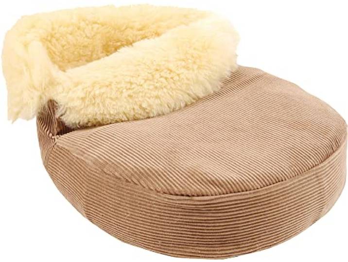 Kaiser Naturfellprodukte 64004 Fußwärmer Medi Cord Beige