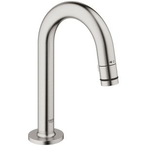 GROHE Waschtischarmatur Universal Standventil, supersteel, 19,9 cm hoch, aus Messing