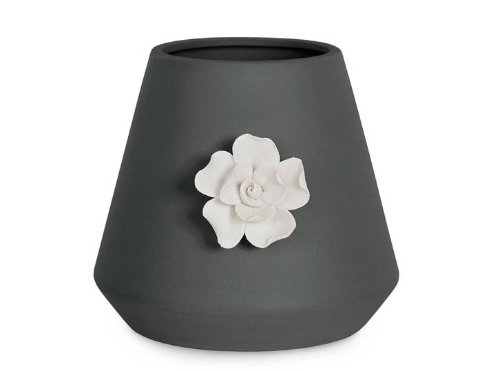 Pot de fleurs Usitano 13 x 12 x 13cm Noir/Anthracite