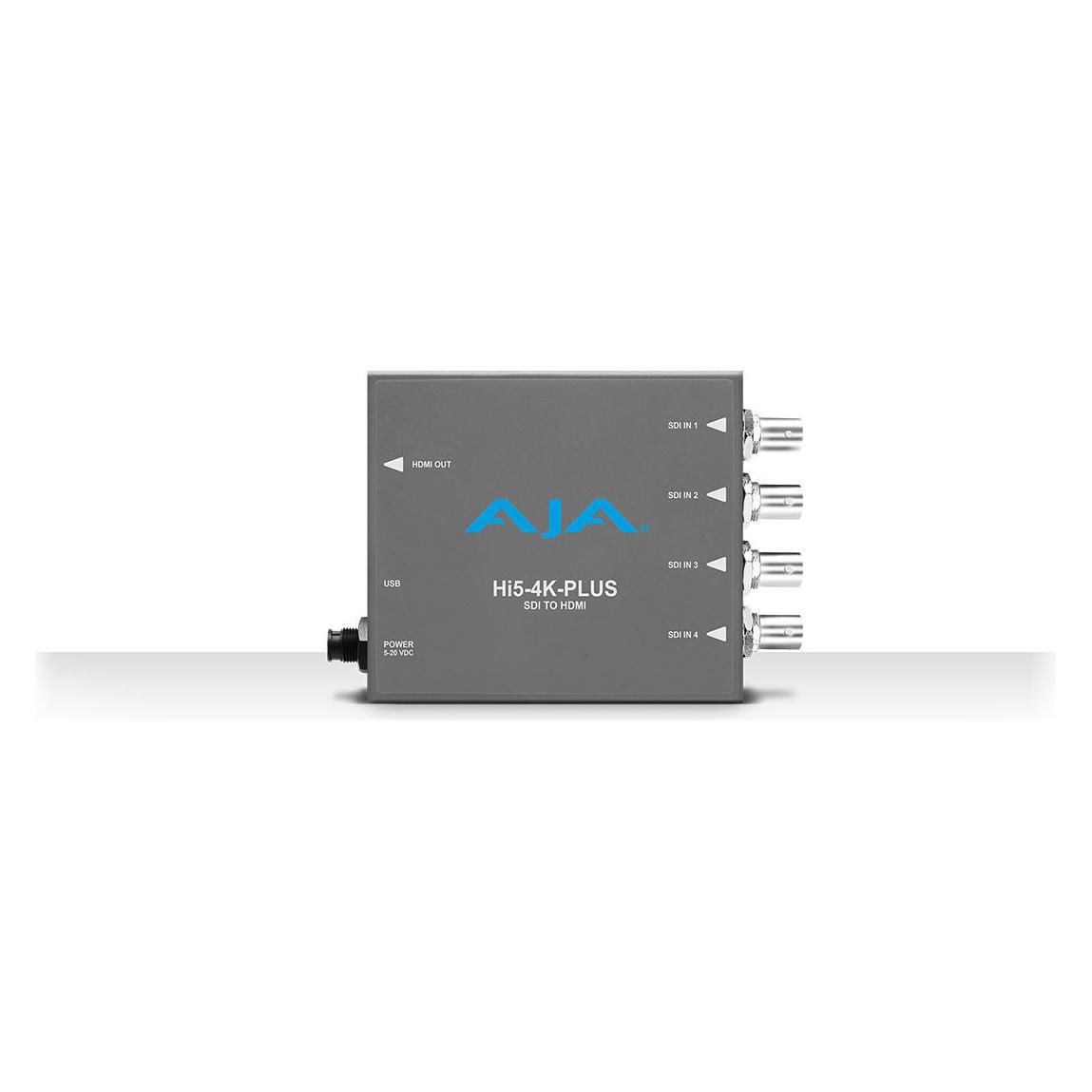 AJA Hi5-4K-Plus 3G-SDI to HDMI video and audio converter (Hi5-4K Plus)
