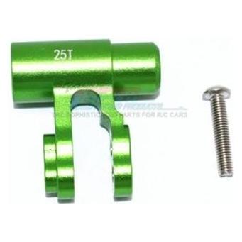 GPM aluminum standard 25t servo horn-2pc set traxxas xmaxx 8s / green (GPMTXM024-SHG)