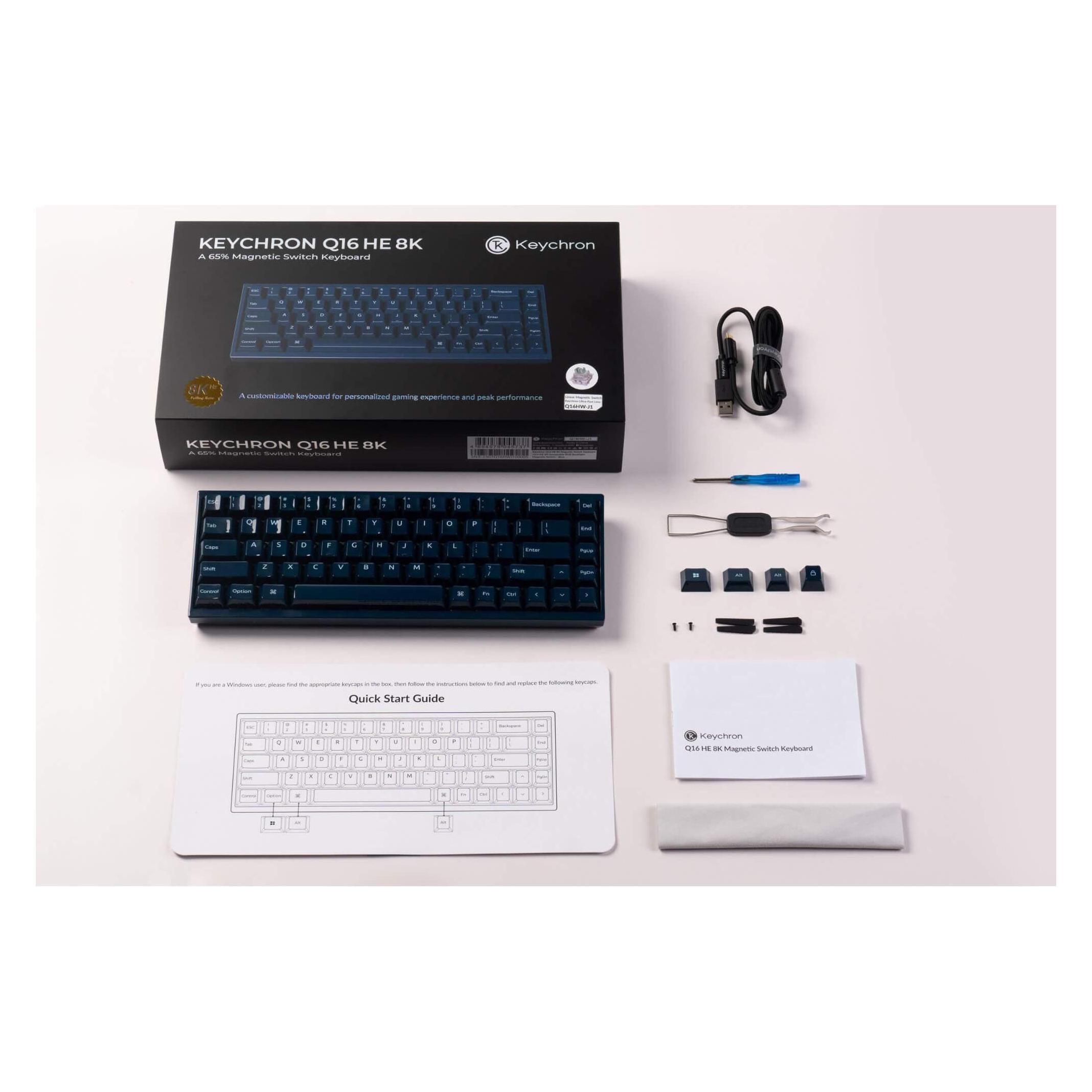 Keychron Q16 HE 8K (US, Kabelgebunden) (Q16HW-J1)